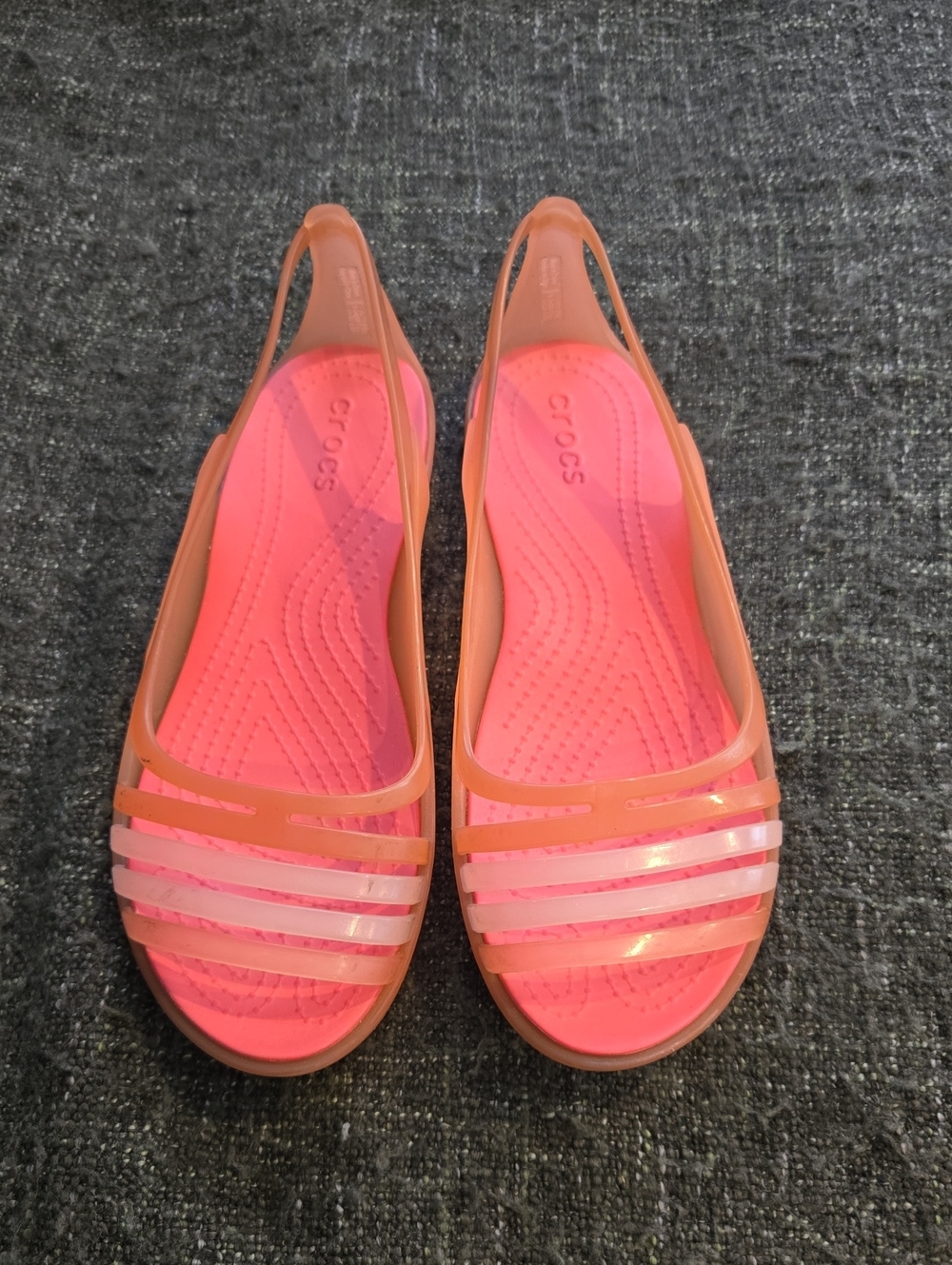 CROCS Women's Coral Slingback Jelly Sandals